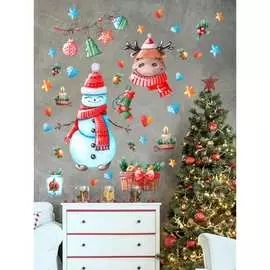 Новогодние интерьерные наклейки Verol