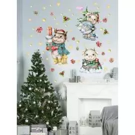 Новогодние интерьерные наклейки Verol