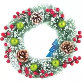 Новогодний венок Волшебная страна