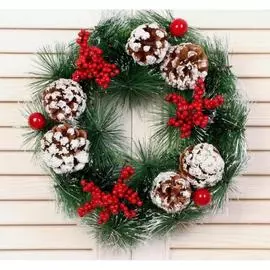 Новогодний венок Зимнее волшебство
