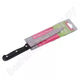 Нож для мяса из нержавеющей стали с бакелитовой ручкой kamille лезвие 17.5см; рукоятка 12см 5107