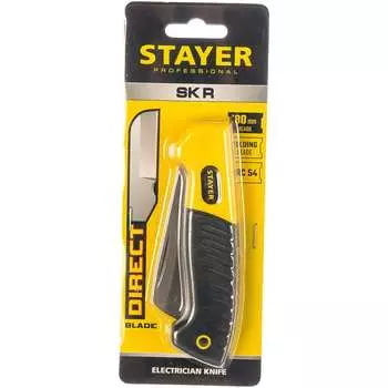 Монтерский нож STAYER ПРОФ. 45408
