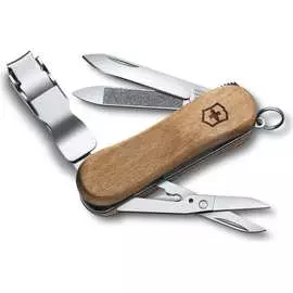 Нож Victorinox Classic Nail Clip Wood 580 0.6461.63