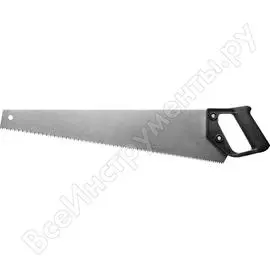 Ножовка по дереву россия 4 tpi, универсальный, разведенный зуб, 500 мм 1518-50