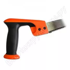 Ножовка santool 300 мм по дереву выкружная каленый зуб двухкомпонентная ручка tpi 9 030100-001-300