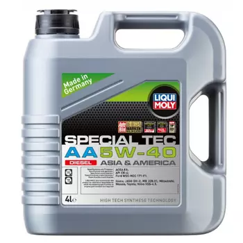 НС-синтетическое моторное масло LIQUI MOLY Special Tec AA Diesel 5W-40 21331
