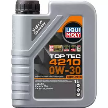 НС-синтетическое моторное масло LIQUI MOLY Top Tec 4210 0W-30 C3 21604
