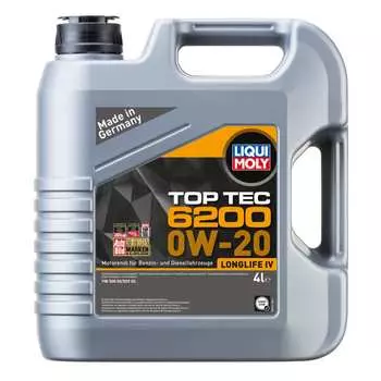 НС-синтетическое моторное масло LIQUI MOLY Top Tec 6200 0W-20 20788