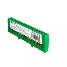 Нулевая шина tdm n в изоляторе на din-рейку 6x9мм 15 групп sq0801-0184