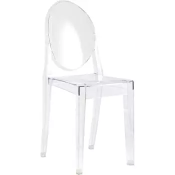 Обеденный стул для кухни Стул Груп ghonew, пластик, прозрачный XH-8071 transp