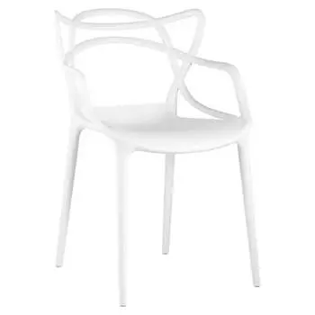 Обеденный стул для кухни Стул Груп masters, пластик белый Y824 white
