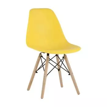 Обеденный стул для кухни Стул Груп dsw style v желтый, разборный фрейм Y801-V SEAT yellow