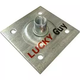 Облегченная оцинкованная опорная пластина Lucky Guy 200 01 6060 М10 0р