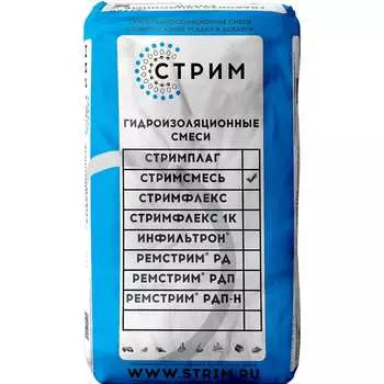 Обмазочная обмазочная гидроизоляция СТРИМ