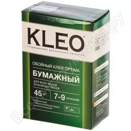 Сыпучий клей для любых бумажных обоев KLEO 011 OPTIMA 7-9P