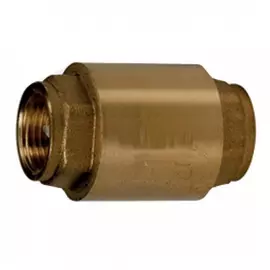 Обратный клапан giacomini латунь осевой r60 25 ру16 тмакс-110 ос вр g1 r60y005 019-0266