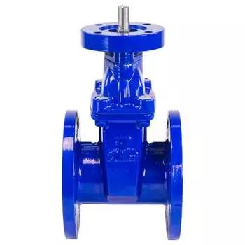 Обрезиненная клиновая задвижка для воды под электропривод DN.ru D040-00823