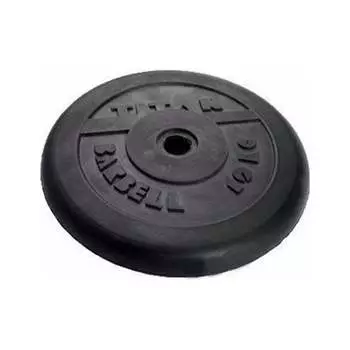 Обрезиненный диск ООО "Верхнеуральский завод РТИ" Barbell Титан T10RD26B