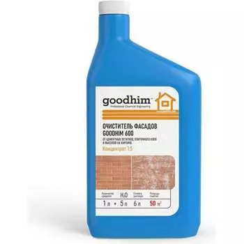 Очиститель фасадов и керамической плитки Goodhim 600 12738