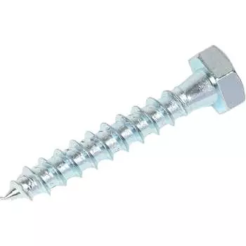 Оцинккованный шестигранный шуруп STARFIX 10x60 мм, DIN 571, 2 шт. SMZ1-63731-2