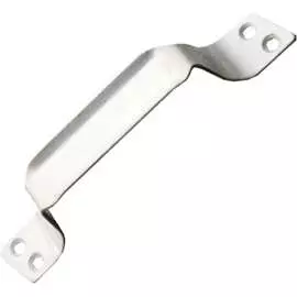 Оцинкованная дверная штампованная ручка-скоба РемоКолор 70-0-803