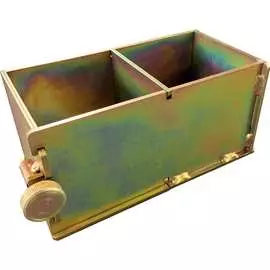 Оцинкованная двухгнездовая кубическая форма TeaM 2ФК-100/4 2ФК1004Ц