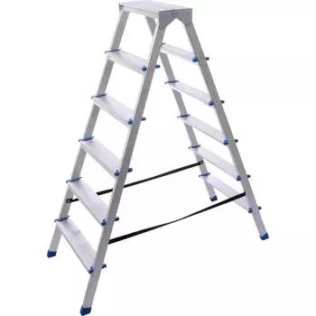 Оцинкованная двухсторонняя стремянка STAIRS OS206