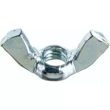 Оцинкованная гайка-барашек Стройметиз М6 DIN315 2 шт. 3140041