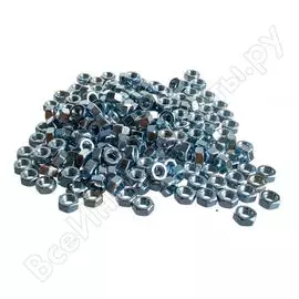 Оцинкованная гайка КрепСтройГрупп М8 DIN934 (1 кг) 145137