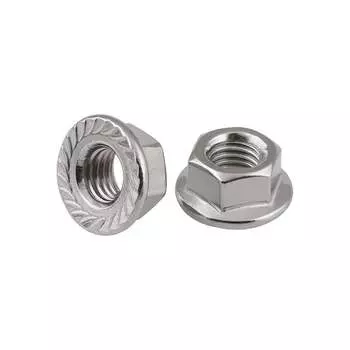 Оцинкованная гайка Промрукав М5, DIN 6923, 100 шт. PR08.5034