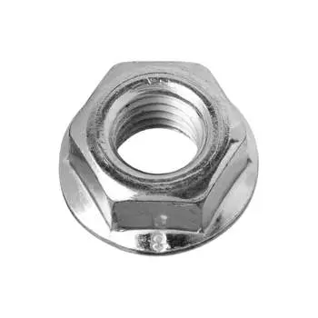 Оцинкованная гайка ЗУБР M6 DIN6923 (14 шт.) 303636-06