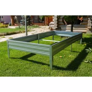 Оцинкованная грядка ВОЛЯ премиум рядка11