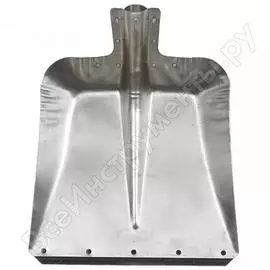 Оцинкованная лопата для снега без черенка 380х380х0,8мм спец d-40 кст-236062