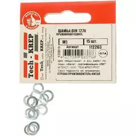 Оцинкованная пружинная шайба Tech-Krep
