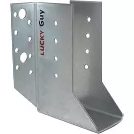 Оцинкованная раскрытая опора бруса Lucky Guy 100 04 050 2