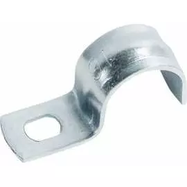 Оцинкованная скоба для трубы Экопласт 43716