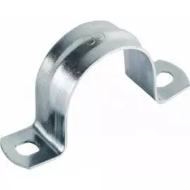 Оцинкованная скоба для трубы Экопласт 43635