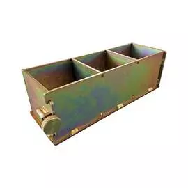 Оцинкованная трехгнездовая кубическая форма TeaM 3ФК-100/5 3ФК1005Ц