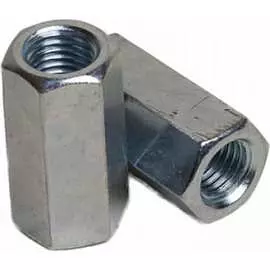 Оцинкованная удлиняющая гайка КРЕП-КОМП м14х36 DIN6334 (3 шт.) гу14мф