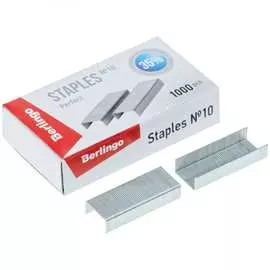 Оцинкованные энергосберегающие скобы Berlingo для степлера Berlingo №10 Perfect DSk_10000