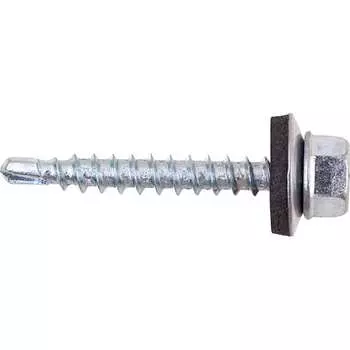 Оцинкованные кровельные саморезы Стройбат 4.8x28 мм (300 шт.) 024570