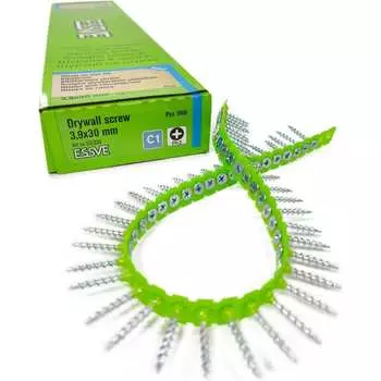 Оцинкованные ленточные саморезы ГКЛ-дерево Essve