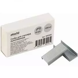 Оцинкованные скобы для степлера Attache Economy №24/6 1000 шт. 900306