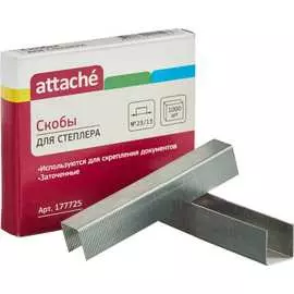Оцинкованные скобы для степлера Attache №23/13 1000 шт. 177725
