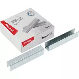 Оцинкованные скобы для степлера Berlingo №23/17 1000 шт DSk_23170