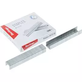 Оцинкованные скобы для степлера Berlingo №23/10 1000 шт DSk_23100