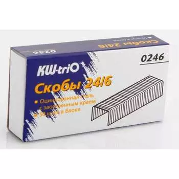 Оцинкованные скобы для степлера KW-Trio 24/6 0246 1000 шт 812051