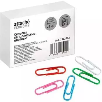 Оцинкованные скрепки Attache Economy 1312962