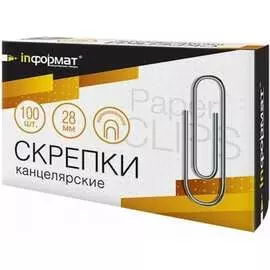 Оцинкованные скрепки INFORMAT PCZ28-100