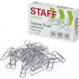 Оцинкованные скрепки Staff